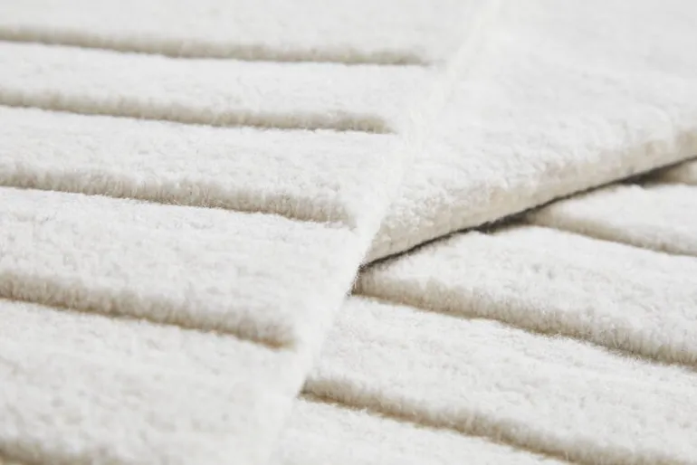 Woud Kyoto matta, 200 x 300 cm, off white