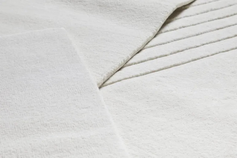 Woud Kyoto matta, 90 x 140 cm, off white