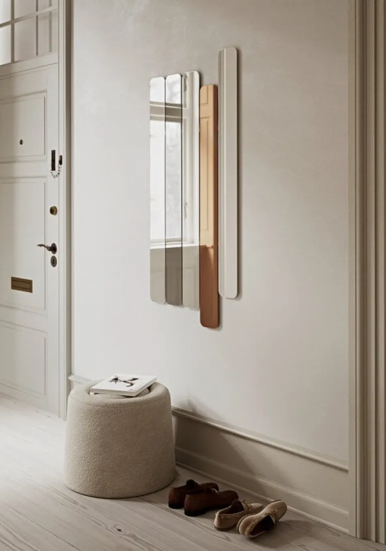 Woud Logs spegel, 5 spegelglas