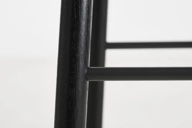 Woud Mono barstol 75 cm, svart