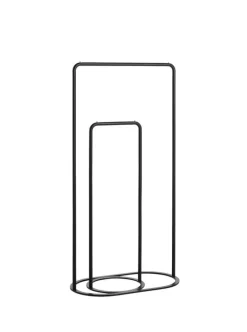 Woud O&O klädhängare, stor, svart