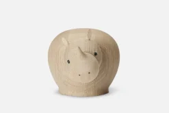 Woud Rina Rhinoceros figurin, medium