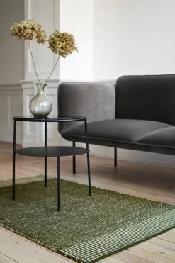 Woud Rombo matta 90 x 140 cm, grön