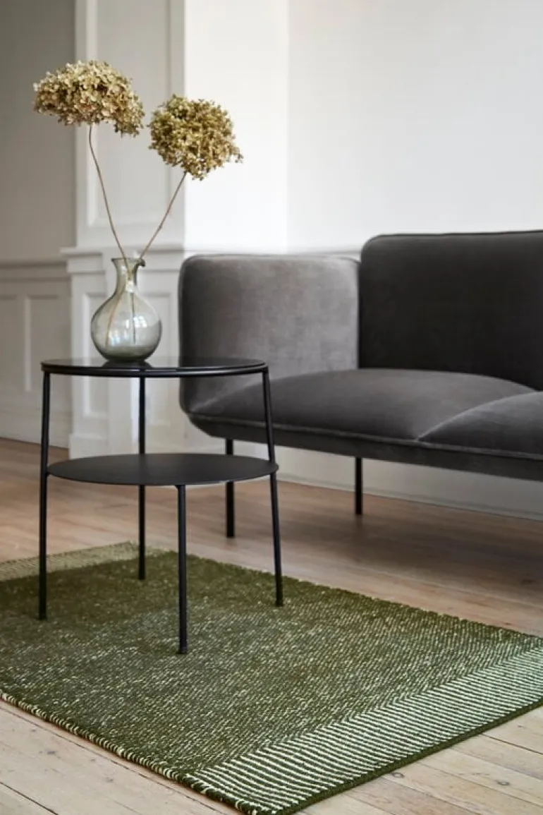 Woud Rombo matta 90 x 140 cm, grön