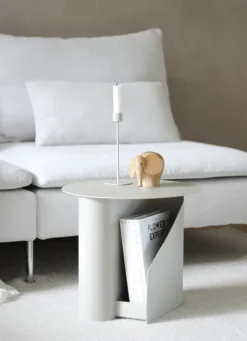 Woud Sentrum sidobord, varm grå