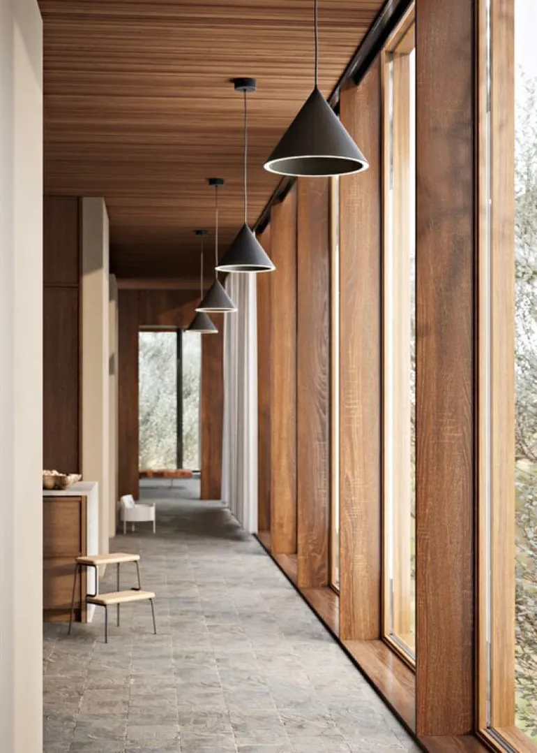 Woud Slalom stegpall, vitlackerad ek