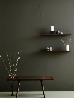 Woud Stedge hylla 60 cm, rökt ek