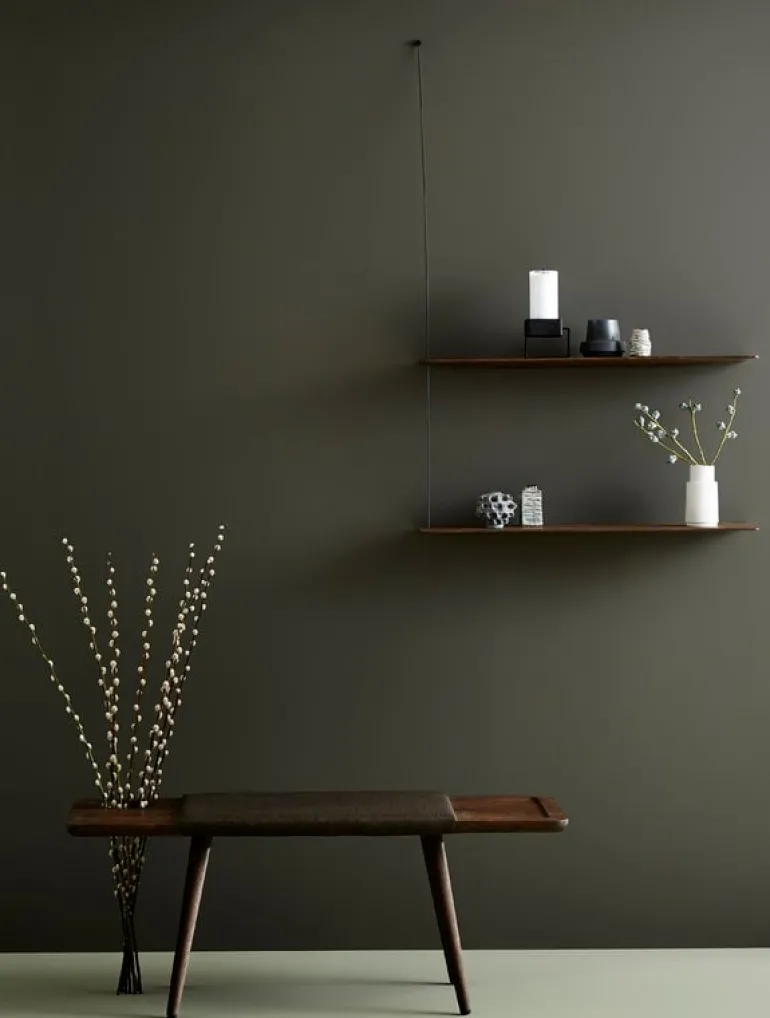 Woud Stedge hylla 60 cm, rökt ek