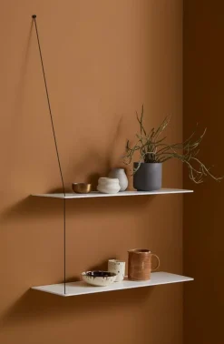 Woud Stedge tilläggshylla 60 cm, vitmålad ek