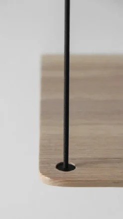 Woud Stedge tilläggshylla 60 cm, vitpigmenterad lackad ek