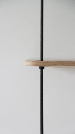 Woud Stedge tilläggshylla 60 cm, vitpigmenterad lackad ek