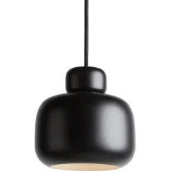 Woud Stone liten pendellampa, svart