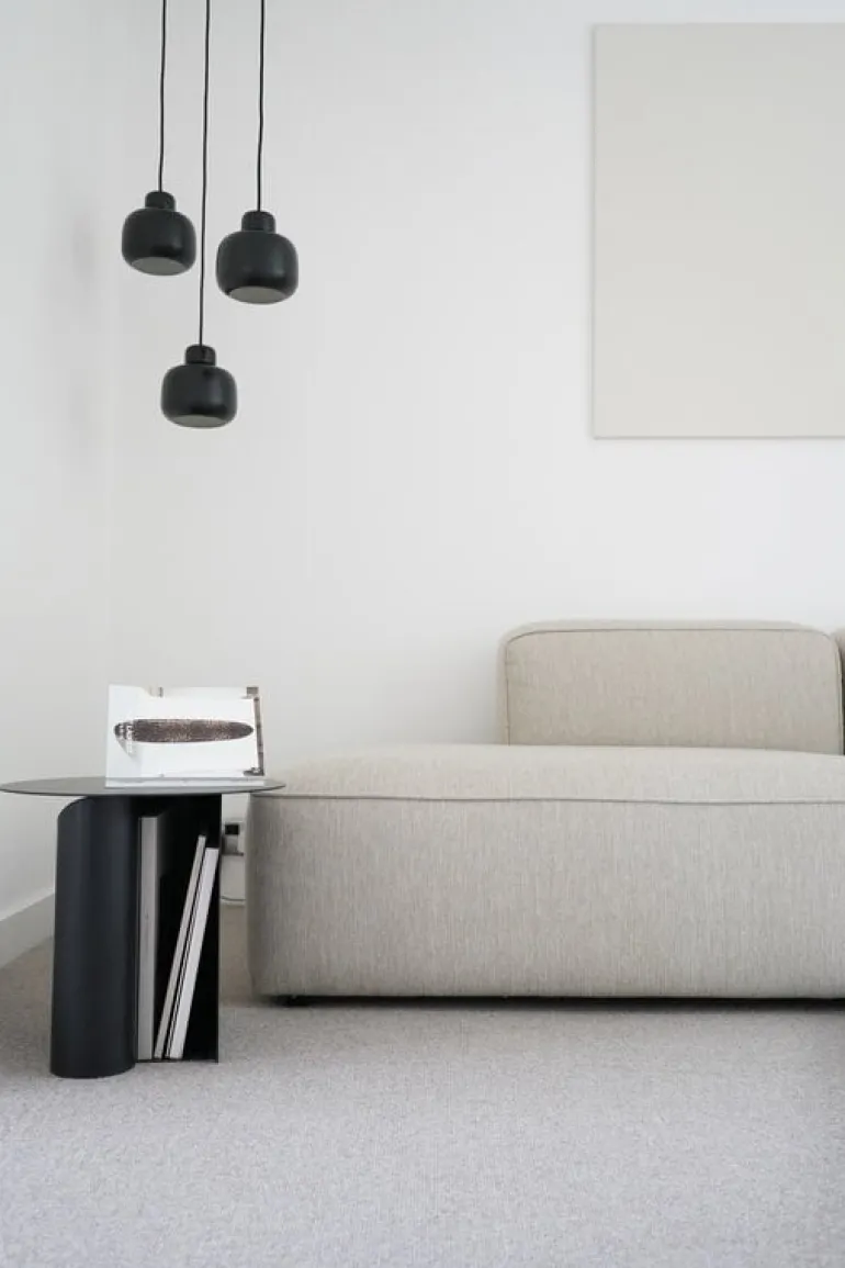 Woud Stone liten pendellampa, svart