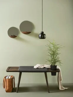 Woud Stone liten pendellampa, svart