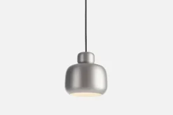 Woud Stone pendellampa, liten, satin