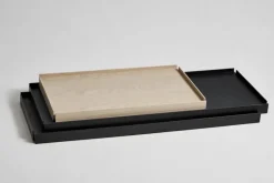 Woud Tray hög hylla, 2 ek - 2+2 svart