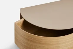 Woud Wallie vägghängd låda, ek – gråbeige