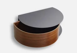 Woud Wallie väggskåp, valnöt - svart