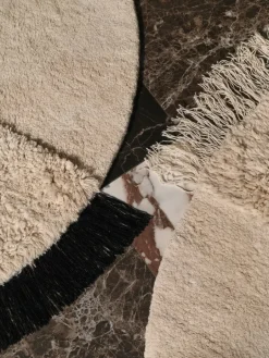 Woven Works Arc matta, svart och vit