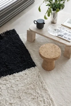 Woven Works Arc matta, svart och vit