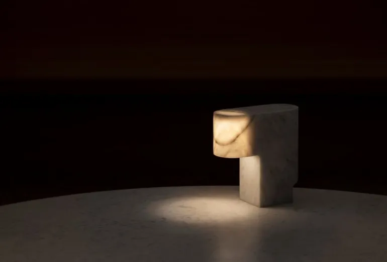 Wästberg w223 Pawson bordslampa, marmor