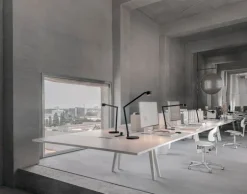 Wästberg w227 Winkel alu bordslampa, jet black