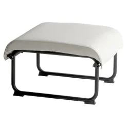 Yrjö Kukkapuro Remmi fotpall, svart - vit läder