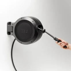 ZEE Mirtoon slangvinda, 10 m, svart