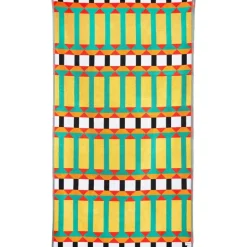 ZigZagZurich Beach 1 XL handduk, 100 x 180 cm, flerfärgad