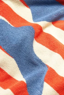 ZigZagZurich Legs XL handduk, 100 x 180 cm, flerfärgad