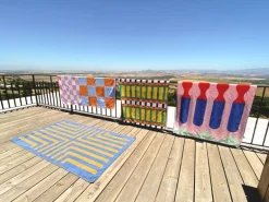 ZigZagZurich Santa Monica XL handduk, 100 x 180 cm, flerfärgad