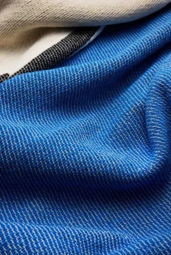 ZigZagZurich Too blue filt, 140 x 160 cm, flerfärgat