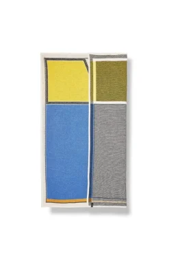 ZigZagZurich Too blue filt, 140 x 160 cm, flerfärgat