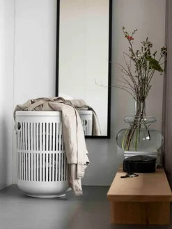 Zone Denmark Ume tvättkorg, 54 cm, vit