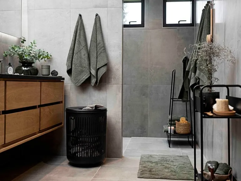 Zone Denmark Ume tvättkorg, 54 cm, svart